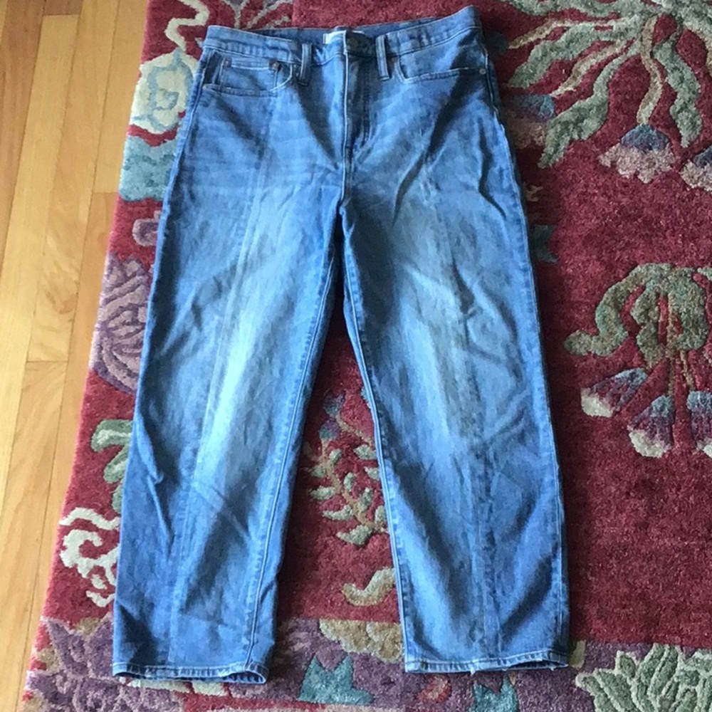 Madewell Classic Straight Jean, high rise, EUC